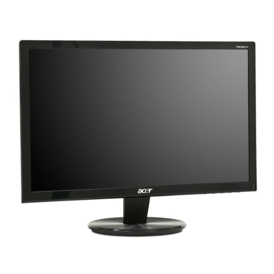 Acer P206HV Schnellinstallationsanleitung