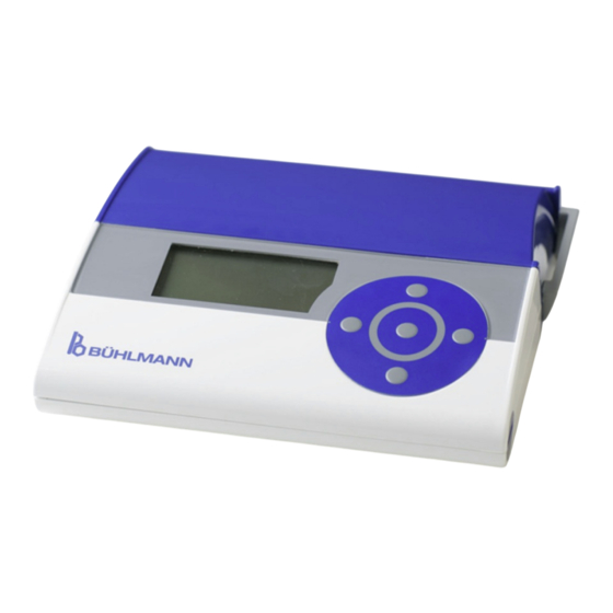 BÜHLMANN Quantum Blue Reader Bedienerhandbuch
