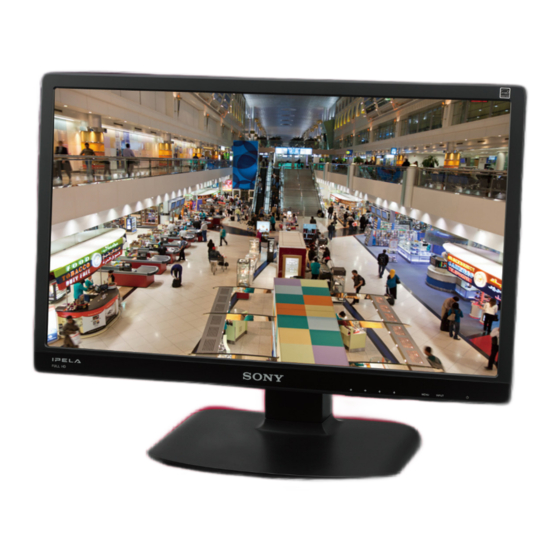 Sony IPELA SSM-L2xF1 series Bedienungsanleitung