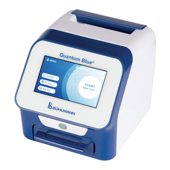 BÜHLMANN Quantum Blue Reader Bedienerhandbuch