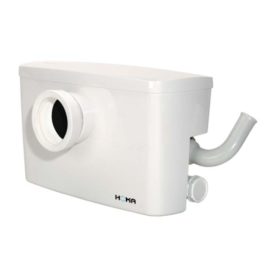 Homa Saniflux Serie Originalbetriebsanleitung