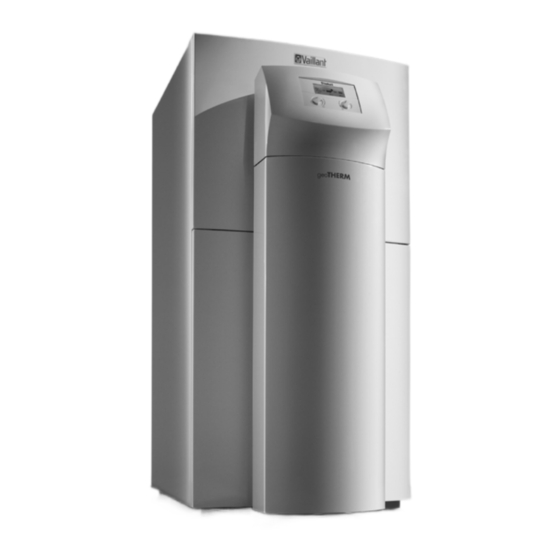 Vaillant geoTHERM VWW 220/2 Bedienungsanleitung
