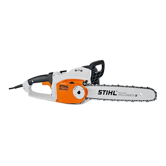 Stihl MSE 170 C Gebrauchsanleitung