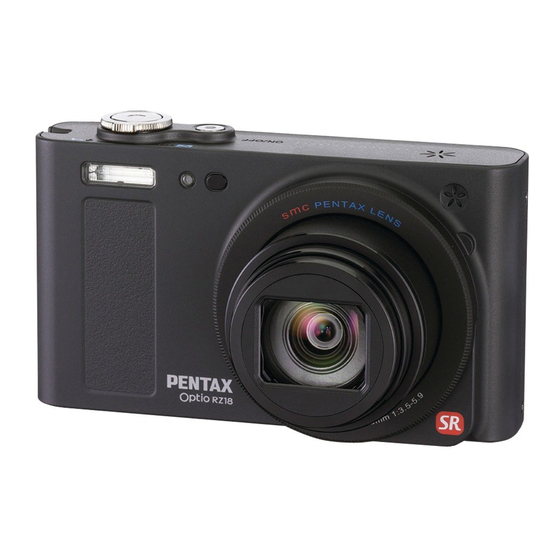Pentax Optio RZ 18 Bedienungsanleitung