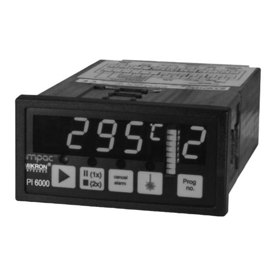 LumaSense Technologies PI 6000 Betriebsanleitung