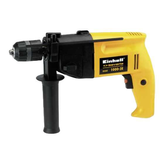 EINHELL Bavaria BSM 1000-2E Handbücher