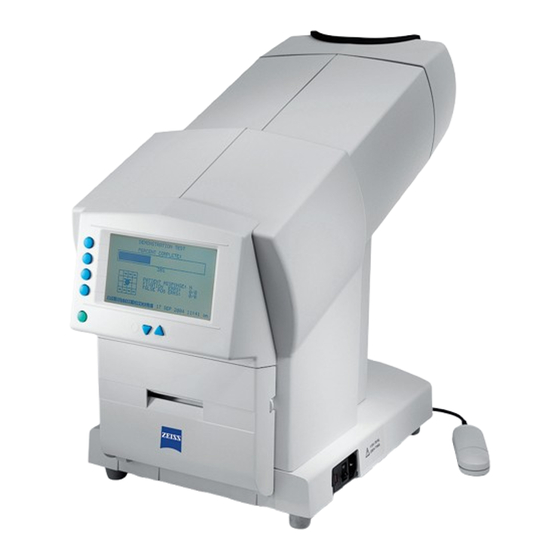 Zeiss Humphrey FDT 710 Gebrauchsanweisung