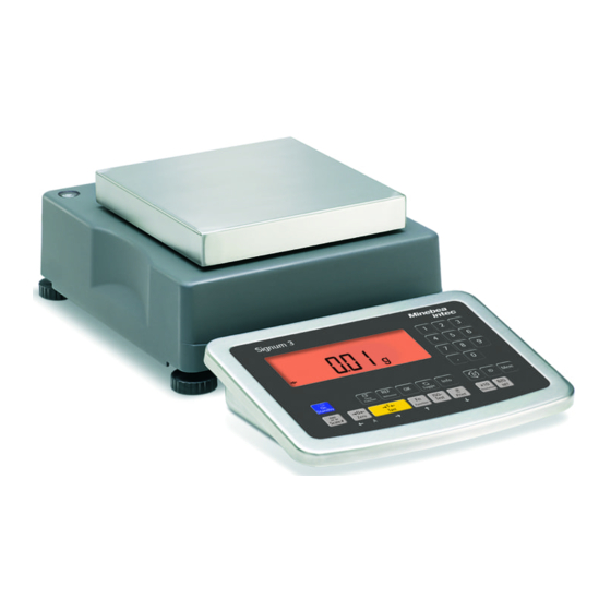 Minebea Intec Signum SIWR Installations- Und Sicherheitshinweise