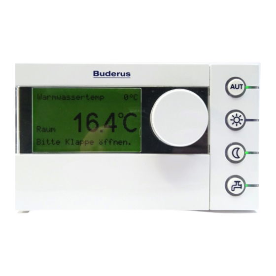 Buderus Logamatic EMS Servicehandbuch