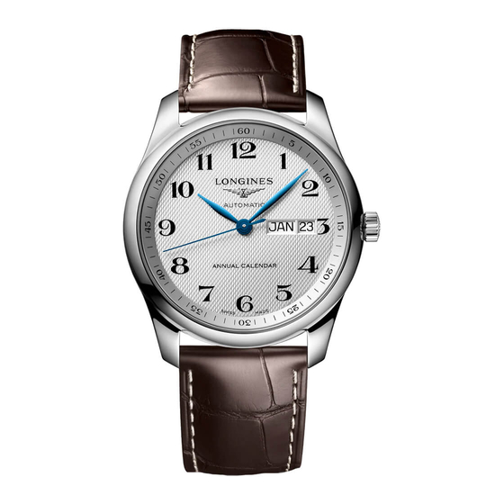 Longines Master Collection L2.920.4.78.3 Gebrauchsanleitung