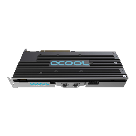 Alphacool NexXxoSGPX-N 960-M06 Anleitung