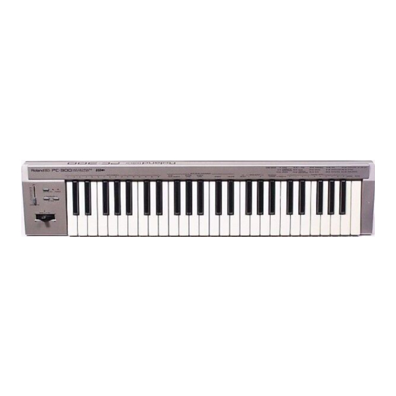 Roland PC-300 Bedienungsanleitung