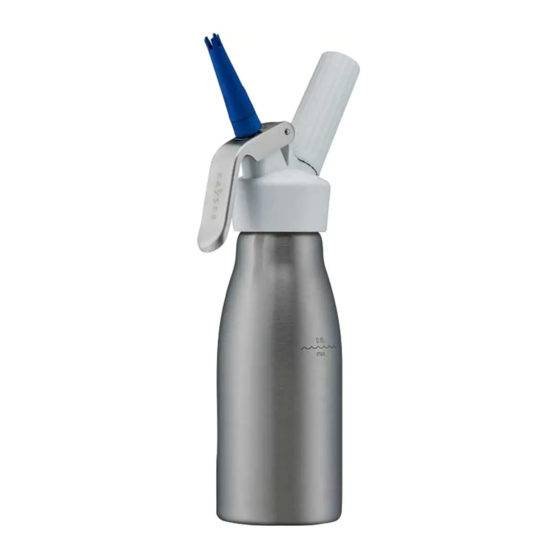 KAYSER WHIPcreamer STYLE Gebrauchsanleitung