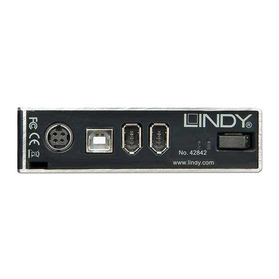 Lindy HDD Enclosure Benutzerhandbuch