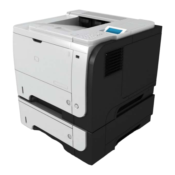 HP LaserJet P3010 Serie Inbetriebnahme