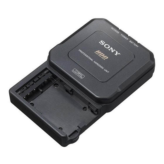 Sony PHU-60K Handbücher