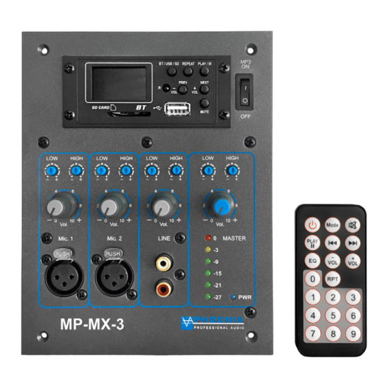 Phoenix MP-MX-3 Bedienungsanleitung