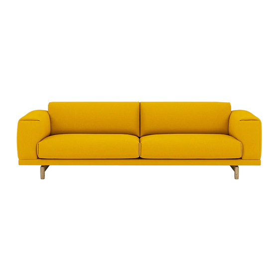 muuto REST SOFA Serie Montageanleitung