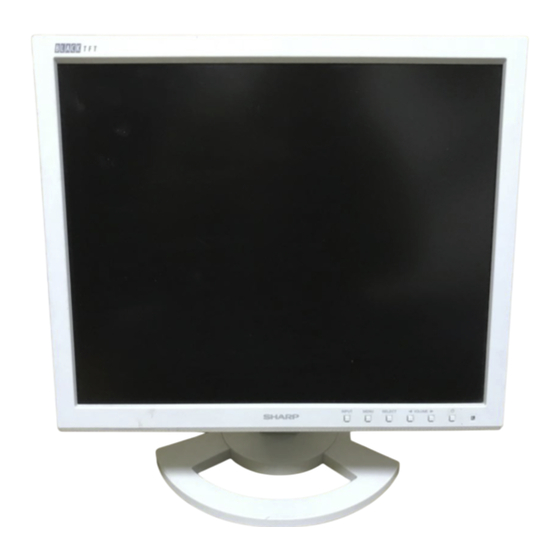 Sharp LL-T1520 Bedienungsanleitung