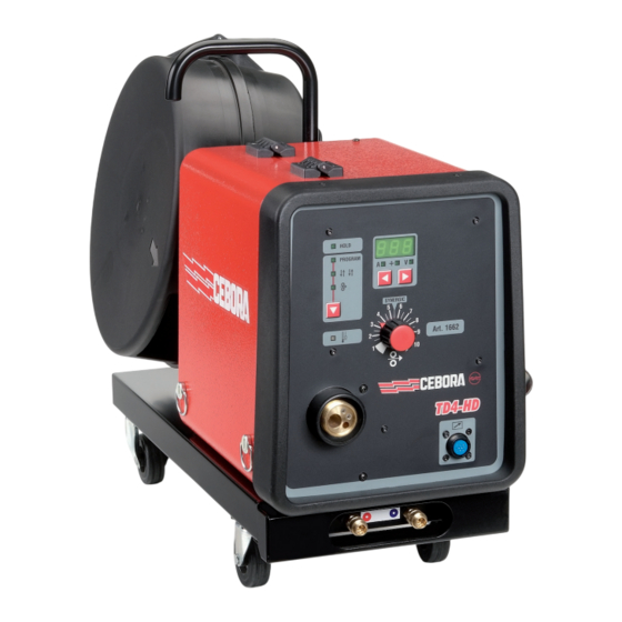 Cebora TD4-HD Betriebsanleitung