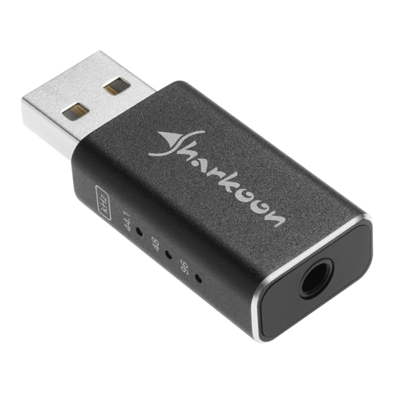Sharkoon Gaming DAC Pro S Anleitung