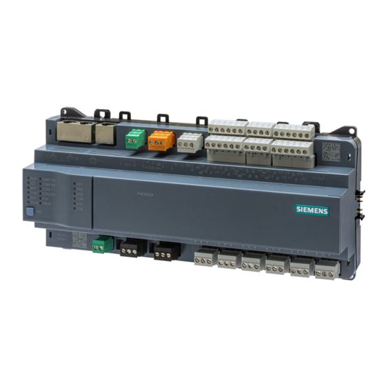 Siemens Desigo PXC5.E24 Bedienungsanleitung