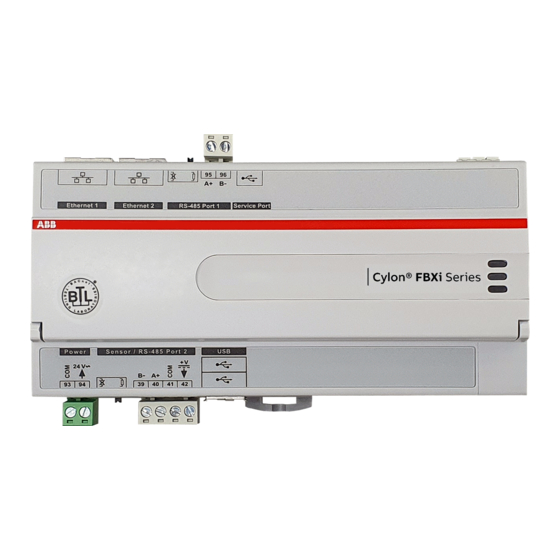 ABB Cylon FBXi Serie Anweisungen Zur Installation Und Verkabelung