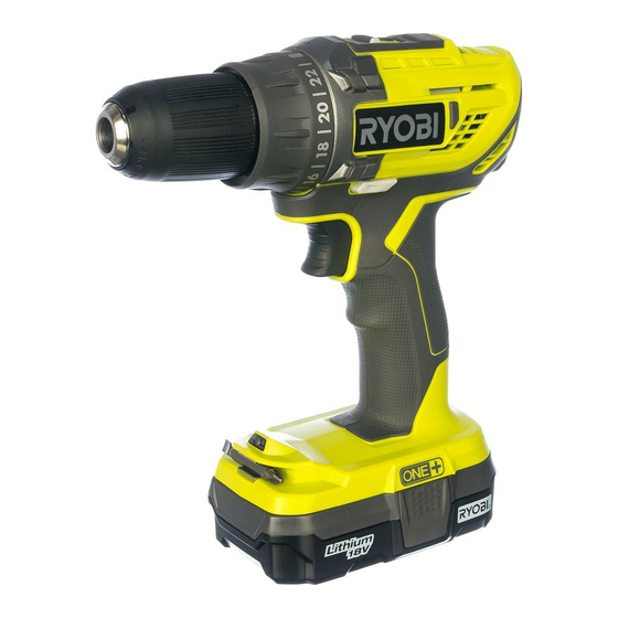 Ryobi R18DD3 Übersetzung Der Originalanleitung