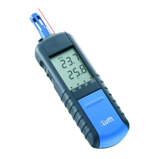 Lufft E200IR Bedienungsanleitung