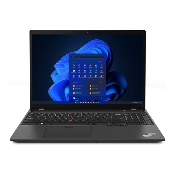 Lenovo ThinkPad T16 Gen 1 Benutzerhandbuch