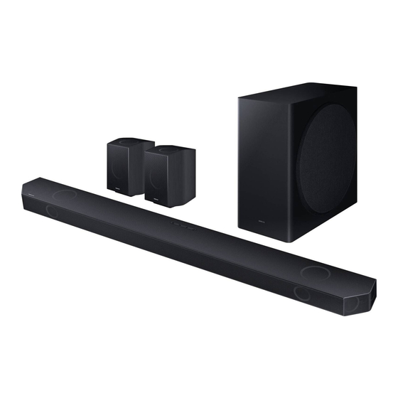 Samsung HW-Q935GD Einfaches Benutzerhandbuch - Grundeinstellungen