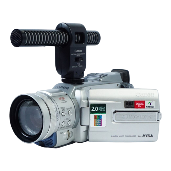 Canon MVX3i Bedienungsanleitung