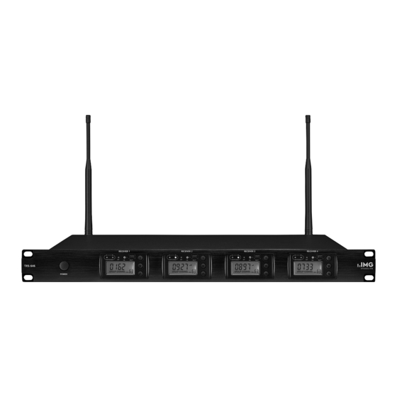 Monacor International IMG STAGELINE TXS-646 Bedienungsanleitung