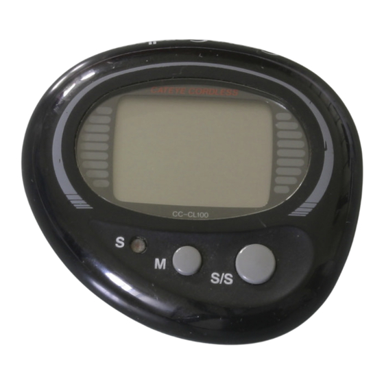 Cateye CC-CL100 Betriebsanleitung