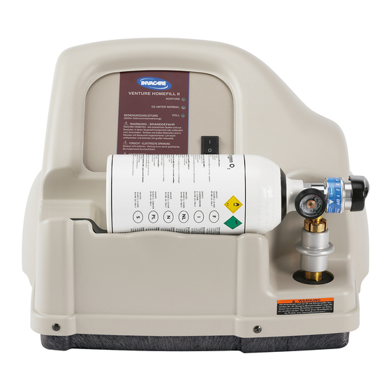 Invacare HomeFill II IOH200AW Bedienungsanleitung