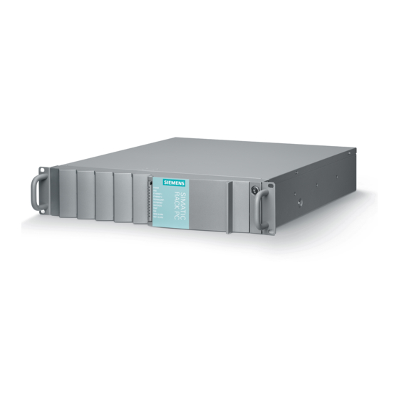 Siemens SIMATIC IPC647D Betriebsanleitung