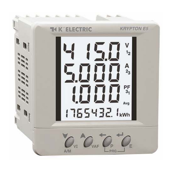 K-Electric KRYPTON E5 Bedienungsanleitung