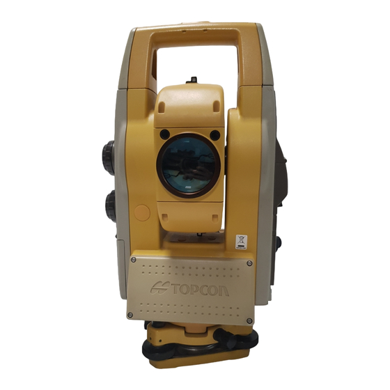 Topcon GTS-900A Serie Kurzanleitung