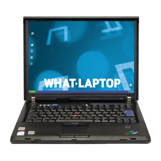Lenovo ThinkPad R60 Service Und Fehlerbehebung