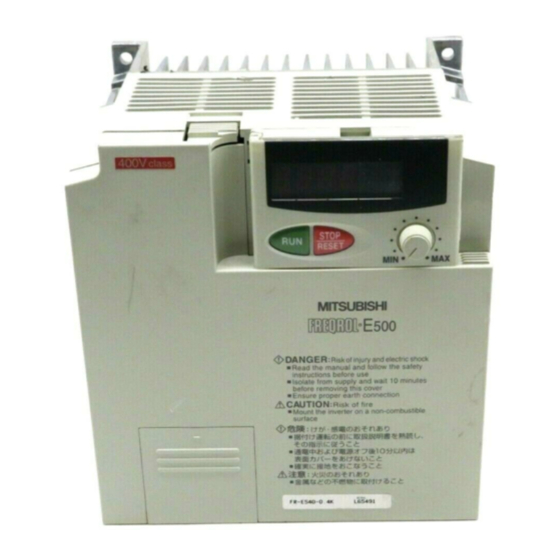 Mitsubishi Electric FR-E 500 Bedienungsanleitung