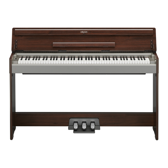 YAMAHA ARIUS YDP-S31 BEDIENUNGSANLEITUNG Pdf-Herunterladen 