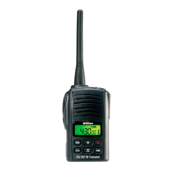 Wintec 45 V Bedienungsanleitung
