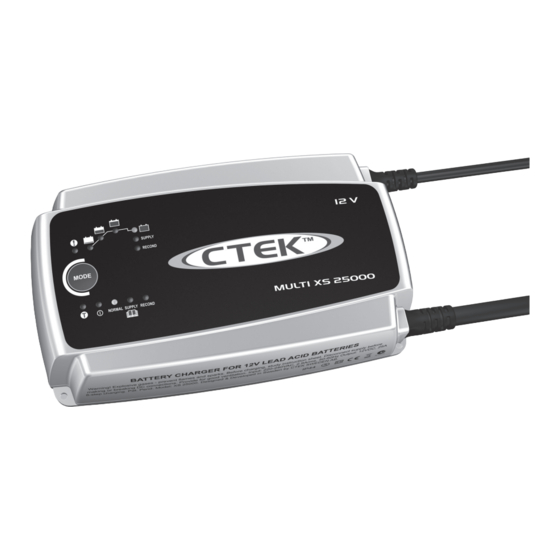 CTEK MULTI XS 25000 Handbuch