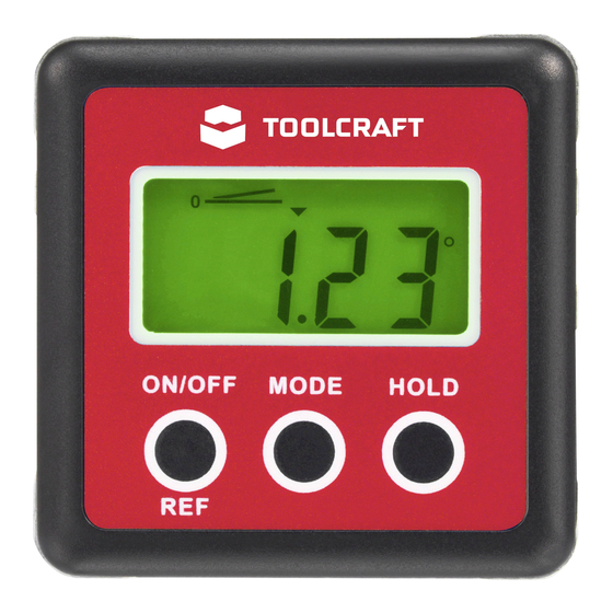 TOOLCRAFT TO-498856 Bedienungsanleitung