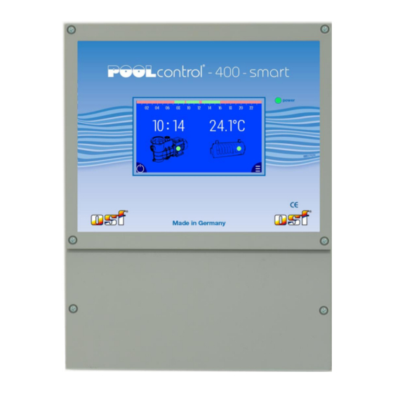 OSF Poolcontrol PC-400-smart Montage- Und Bedienungsanleitung