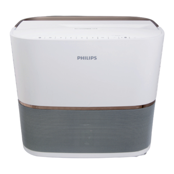 Philips Screeneo U3 HDP3550 Bedienungsanleitung