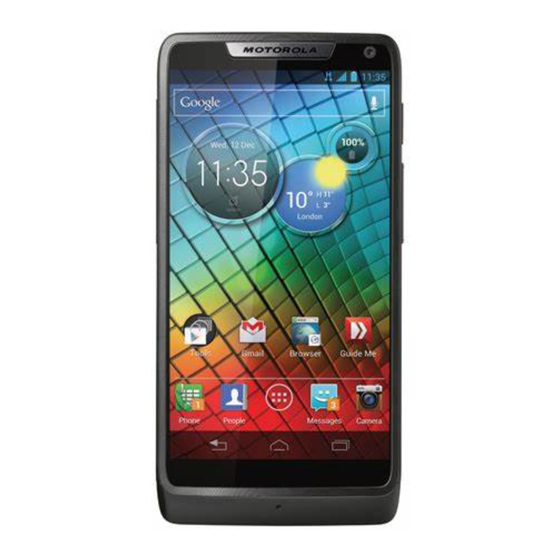 Motorola RAZR i Bedienungsanleitung