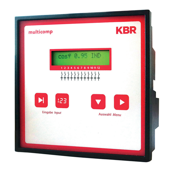 KBR multicomp F144-3-1Ph Bedienungsanleitung, Technische Parameter