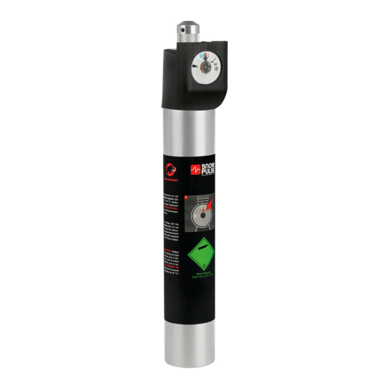 Mammut Cartridge Refillable 207 Bar Alu Anleitung