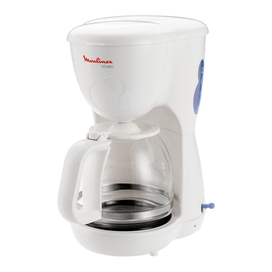 Moulinex Noveo FG1005 Bedienungsanleitung